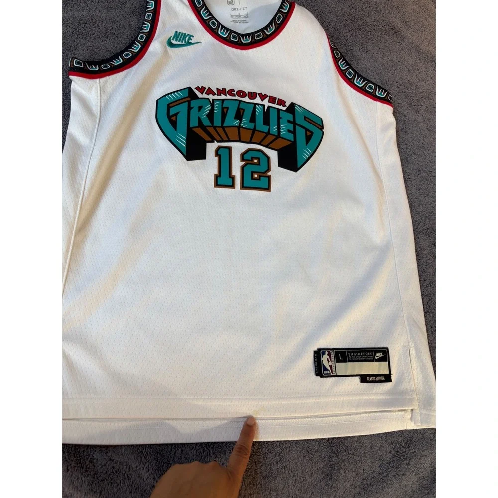 Nike Ja Morant Memphis Grizzlies Vancouver Classic Edition Jersey Youth Large 12